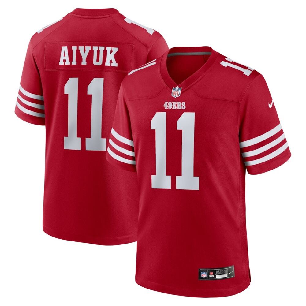 Nike Brandon Aiyuk San Francisco 49ers Game Jersey Youth Medium